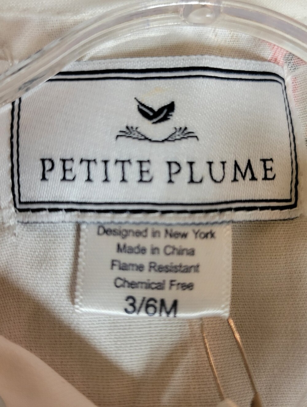 Petite Plume Baby’s Twill Cambridge Romper in 12 Days of Christmas - Picture 5 of 7